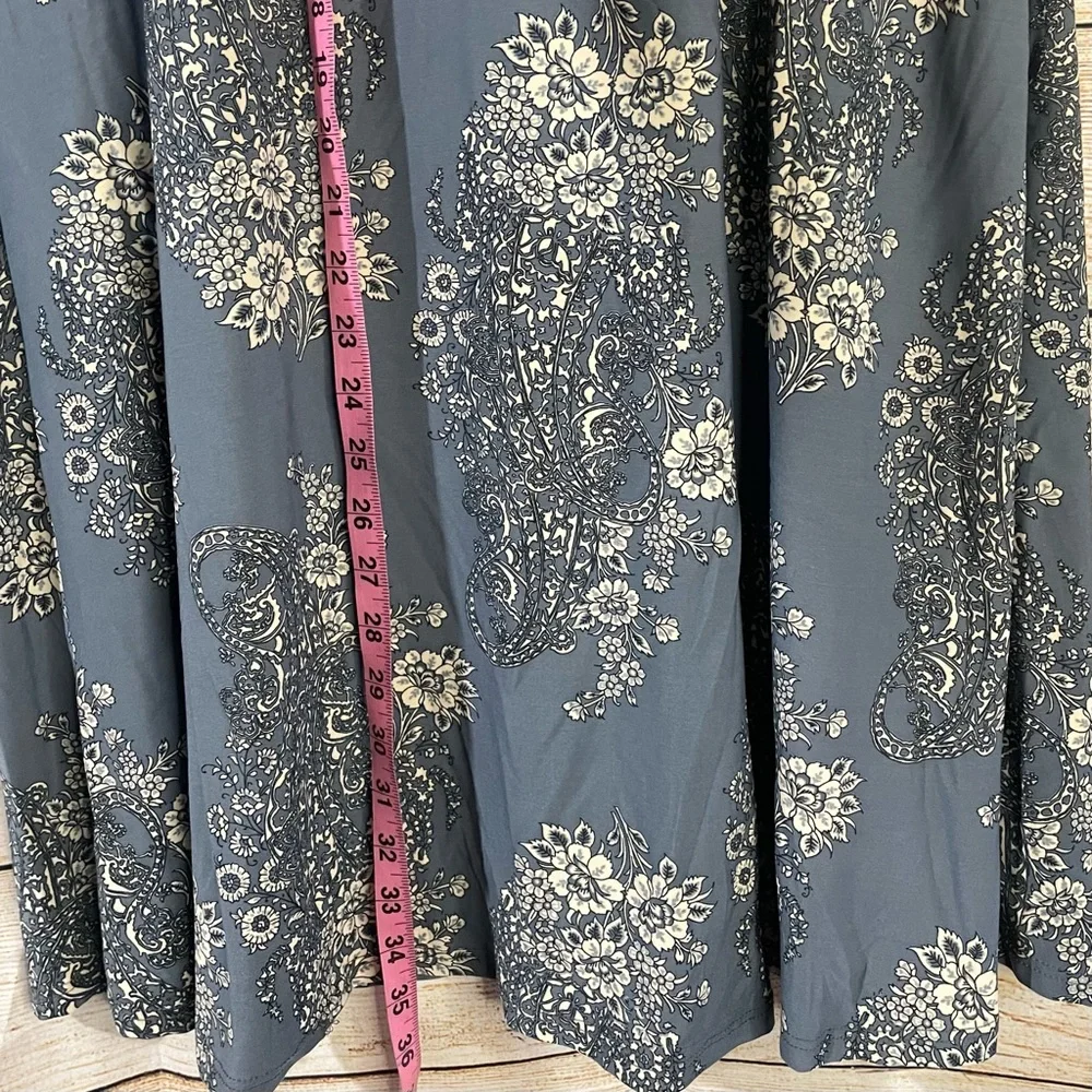 Sadie & Sage floral loose fit sleeveless casual dress women Size Medium - Picture 6 of 9